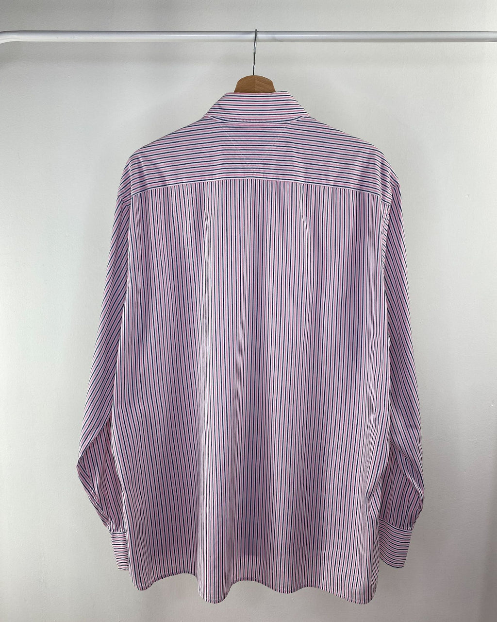 Camicia Tommy Hilfiger Bianca a righe Rosa/Blu